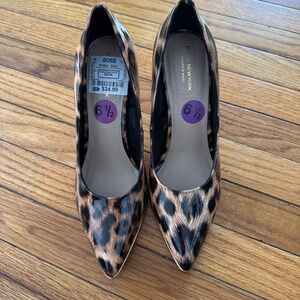 Leopard heels